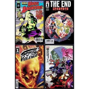 Marvel Adventures #1 Hulk The End 2099 Spirits‎ of Violence NM 4x Comic Book Lot